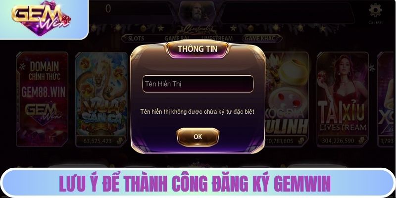 Lưu ý khi đăng ký hội viên